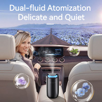 SCENTA Diffuseur de Parfum de Luxe Sans Fil pour Voiture, Purificateur d'Air Portable Automatique avec Lumière Ambiante, Vente en Gros OEM
