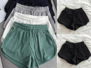 Pantalones Cortos Casuales de Cintura Alta para <span class=keywords><strong>Mujer</strong></span>, Moda de Verano, Diseño Tridimensional, Estilo Urbano, Precio Bajo, Venta al Por Mayor - Product Image 4
