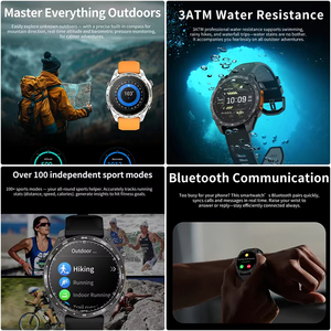 Nouvelle montre connectée avec lampe torche LED, téléchargement d'applications, points d'accès Internet, prise en charge des réponses via <span class=keywords><strong>WhatsApp</strong></span>, mémoire 4 Go. - Product Image 3