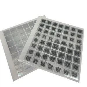 Factory price hot sale tamper-proof scrap-off hologram sticker die cut sheet