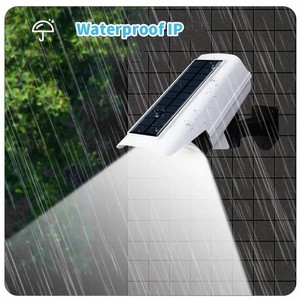 Cámara de Seguridad Ficticia con Sensor de Movimiento, Lámpara Nocturna para Exteriores, Resistente al Agua IP65, Lámpara Solar de Pared con 3 Modos para Hogar y Jardín - Product Image 6