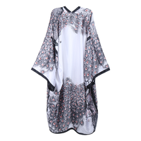 Cardigan long en polyester imprimé d'animaux exotiques, élégant et luxueux, taille plus, fluide, en satin, pour l'automne, vêtements de plage, kaftan