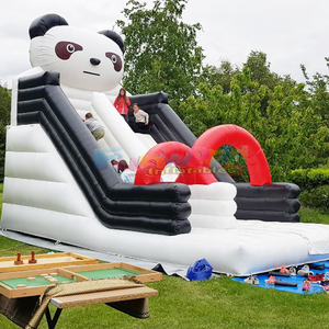 Tobogán inflable comercial con forma de panda para niños, castillo inflable para fiestas infantiles al aire libre. - Product Image 3