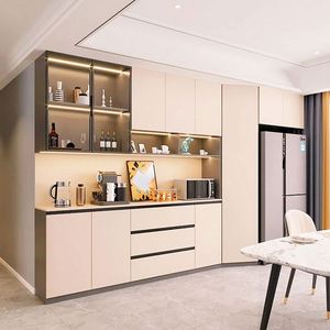 Aimsp Custom Luxury Sideboard <b>Wine</b> Bar <b>Cabinet</b> Designs Furniture Dining Room Set - Product Image 1