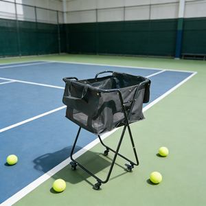 Hoge kwaliteit balwagen voor tennisballen, versterkt voor <span class=keywords><strong>tennis</strong></span> training en balopvang. - Product Image 2