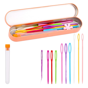 Aiguilles à tricoter et à coudre faites à la main, marqueurs de mailles au <span class=keywords><strong>crochet</strong></span>, clips de verrouillage pour le tricot - Product Image 1