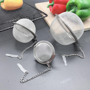 Infusor de Té Metálico con Malla de Bolas Syh404 al por Mayor con Gancho de Cadena para Especias y Condimentos - Product Image 1