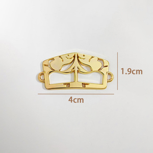 Boucles métalliques personnalisées pour sacs Raccords de quincaillerie personnalisés Accessoires de sac à main en cuir Pièces décoratives pour le design de mode - Product Image 2
