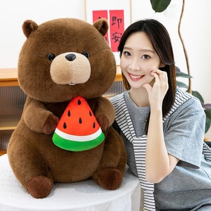 ตุ๊กตาหมีกราวด์ฮอกน่ารัก ของตกแต่งหมอนตุ๊กตากราวด์ฮอก ของขวัญเทศกาล ของตกแต่งบ้าน รับขายส่ง - Product Image 6
