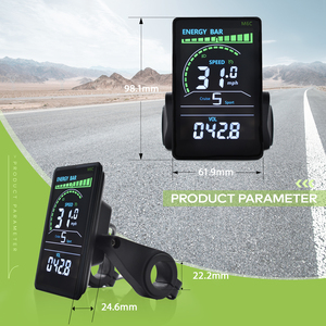 M6C[Haytrix] Listo para enviar US Scooter Display Scooter Accesorios Scooter <span class=keywords><strong>Cycplus</strong></span> Pantalla de bicicleta eléctrica Ciclismo Accesorios Velocímetro - Product Image 4