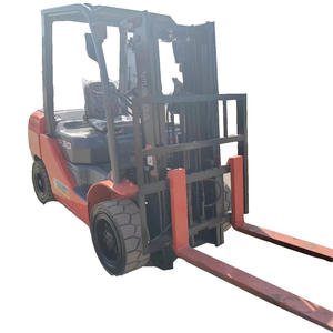 Chariot élévateur à contrepoids diesel d'occasion fiable, 3 tonnes, 3,5 tonnes, 6 tonnes, hauteur de levage de 4 à 5 m, pour utilisation en vente au détail, garantie 1 an - Product Image 1