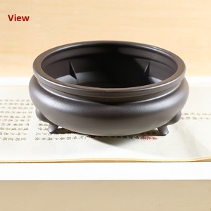 Maceta de Resina Plástica para el Hogar, Diseño de Quemador de Incienso de Estilo Chino en Forma de Tambor <span class=keywords><strong>con</strong></span> Tres Patas, para Plantas Suculentas - Product Image 2