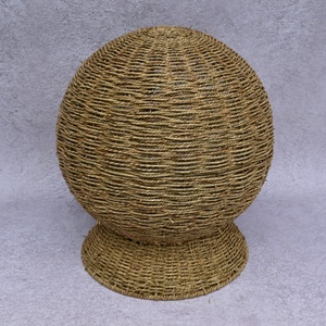 <span class=keywords><strong>Lit</strong></span> pour chat en corde <span class=keywords><strong>de</strong></span> paille fait main, écologique, nid pour animaux <span class=keywords><strong>de</strong></span> compagnie, panier <span class=keywords><strong>de</strong></span> couchage naturel pour chaton avec coussin - Product Image 4