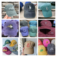 Gorra de Béisbol Estilo Polo, Lisa, Lavada, Deportiva, con Parche Tejido, Ajustable, de 6 Paneles, de Algodón y Mezclilla, Personalizable, Gorras Tipo Dad Hat