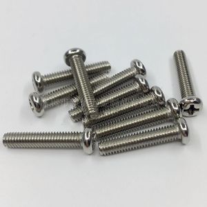 Stainless Steel 201 Phillips Head Machine Screws M3 M4 M5 M6 M8 Round Head Pan Head Metric Grade A Standard Thread - Product Image 3