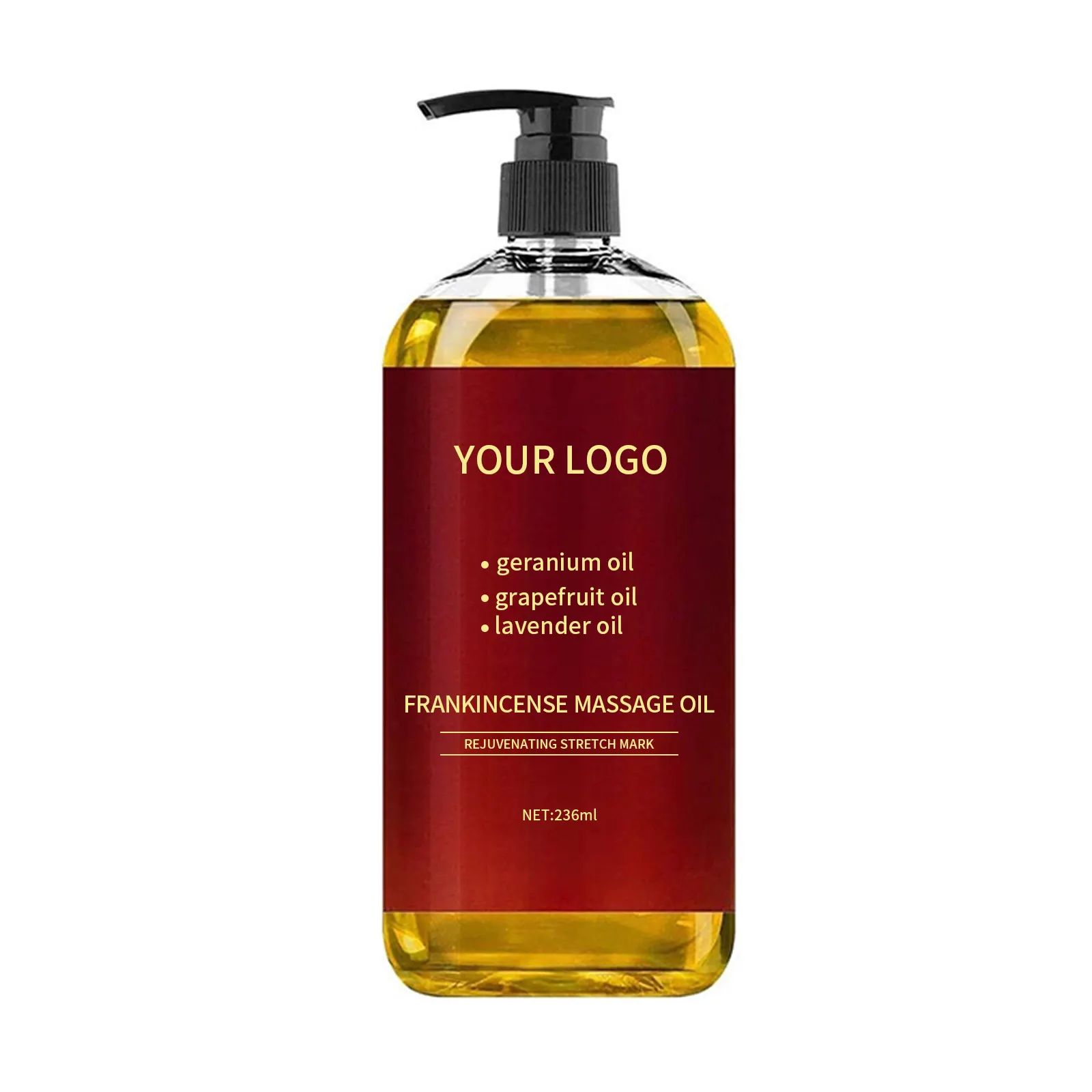Private Label Pure Natural Herbal Frankincense Firming And Tightening Anti Cellulite Body Massage Oil