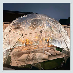 Cúpula de jardim ao ar livre, barraca de cúpula de PVC com cúpula de bolhas, barraca de bolhas de jardim com efeito de inverno à prova de intempéries, gazebos, casa de jardim para quintal - Product Image 3