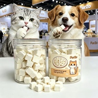 Granulés de lait de chèvre lyophilisés pour animaux de compagnie, snack probiotique pour le soin intestinal, riche en calcium pour chats et chiens, vente en gros d'usine, OEM, aliments pour animaux en vrac