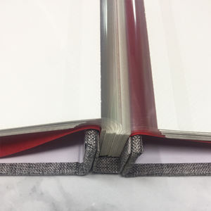 Vente en gros couverture en lin imprimé relié par <span class=keywords><strong>la</strong></span> <span class=keywords><strong>poste</strong></span> nouvel album photo auto-adhésif avec 40 <span class=keywords><strong>pages</strong></span> auto-adhésives - Product Image 1