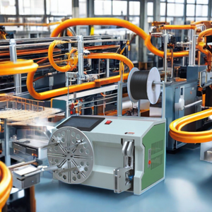 เครื่องพันสายอัตโนมัติแบบหน้าจอสัมผัส พร้อมพอร์ต Ethernet สำหรับพันสายไฟเบอร์ออปติก สาย USB และสายอื่นๆ รุ่น JB-830T - Product Image 3
