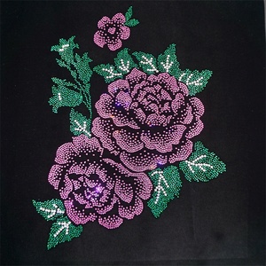 Chất lượng cao Mix Color <span class=keywords><strong>SKULL</strong></span> 3D truyền nhiệt logo sắt trên hộp sọ đầy màu sắc Rhinestone chuyển Thiết kế - Product Image 3