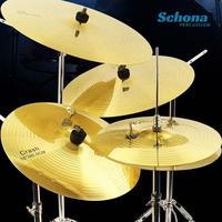Factory Wholesale Brass Alloy Drum Crash Cymbal Set Jazz Drum Crash Cymbal Set 14/14/16/18/20 Inches