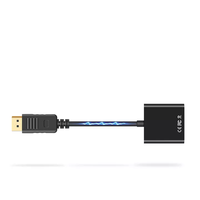 Convertisseur V-star Mâle vers Femelle VGA Câble 4K pour Projecteur DTV TV HDVD Ordinateur Portable Adaptateur DP vers VGA