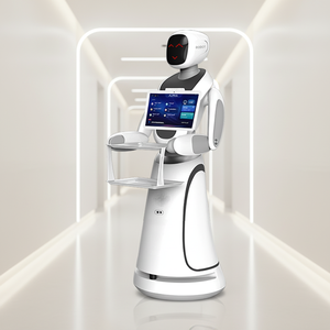 Robot de livraison de nourriture commercial Forward Robot <span class=keywords><strong>Amy</strong></span> avec navigation intelligente et recharge automatique pour restaurant - Product Image 1