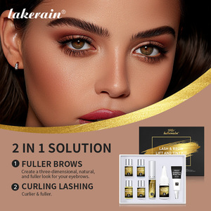 Kit de rehaussement de cils et teinture noire, kit de lamination des sourcils, permanente pour cils longue durée, outils de maquillage pour les yeux faciles à utiliser pour salon de beauté et usage domestique - Product Image 4