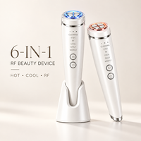 OEM 6 en 1 Masseur facial chaud et froid pour une peau ferme et douce, appareil de beauté pour nettoyer le visage en V