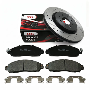 Plaquettes de frein avant <span class=keywords><strong>AMECA</strong></span> Link testées D1911, fabricant certifié IATF16949, plaquettes de frein de qualité supérieure à faible émission de poussière pour Nissan D1060-4BA0A - Product Image 1