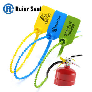 RUIER REP401 Sigilli <span class=keywords><strong>di</strong></span> Sicurezza Impermeabili Personalizzati da 300mm, Sigilli <span class=keywords><strong>in</strong></span> Plastica Stampati al Laser per Estintori - Product Image 1
