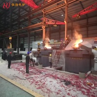 Four à induction électrique de 100 kg à 20 tonnes pour la fusion de l'aluminium, du métal en lingots, de l'acier et du fonte