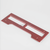 Bezel en alliage d'aluminium 6061 usiné CNC sur mesure et anodisé pour accessoires audio