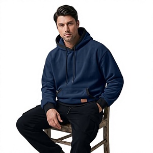 Sweat-shirts d'hiver en coton de haute qualité pour hommes, vente en gros, personnalisables, en molleton polyester/coton, imperméables, impression sur mesure - Product Image 1