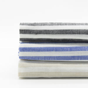 Tela teñida para camisas, hilo de lino 100, superventas - Product Image 1