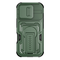 Coque de protection antichute LeYi 2026 avec support et cache-caméra coulissant pour iPhone 16 17 Pro Max Air
