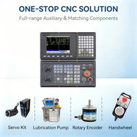 Kit de commande de fraisage CNC 3-5 axes avec servomoteur AC et pilote, système CNC avec fonction macro PLC ATC