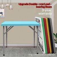 Table de mahjong pliable en plastique minimaliste moderne avec pieds en métal pliables pour 4 joueurs, utilisation universelle et durable pour le divertissement