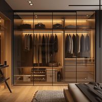 Prima Visible Walk in Armoire Personnalisée En Bois Massif Armoire Organisateur Chambre Portable Armoire Placard