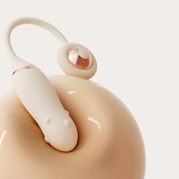 Rotierender Perlen-Vibrator mit Fernbedienung, 8 Modi, Klitoris-Stimulator, Wiederaufladbar, Wasserdicht, Erwachsenen-Sexspielzeug