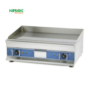 Manufacture Stainless Steel Chrome Flat Surface <b>Electric</b> Control 220V Cooking Grinddle - Product Image 1