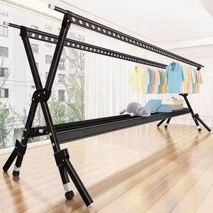 สแตนเลสอเนกประสงค์สำหรับใช้ในครัวเรือนชั้นวางตากผ้าตารางกันลมมัลติฟังก์ชันสำหรับชุดชั้นในถุงเท้า - Product Image 5