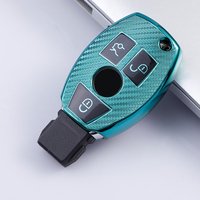 Étui de protection souple en TPU pour clé de voiture en fibre de carbone, compatible avec les clés intelligentes de voiture Mercedes-Benz Classes A, B, C, E, G, K, R, S et AMG
