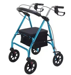 Portable Lightweight Rollator Walker Manufacturer Aluminum Alloy China Hand-held Walker