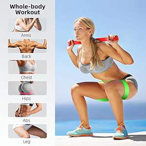 Venta al por mayor <span class=keywords><strong>de</strong></span> accesorios <span class=keywords><strong>Pilates</strong></span> <span class=keywords><strong>de</strong></span> alta calidad Fitness entrenamiento elástico Mini Loop gimnasio entrenamiento cadera bandas <span class=keywords><strong>de</strong></span> resistencia vendajes <span class=keywords><strong>cinta</strong></span> - Product Image 4