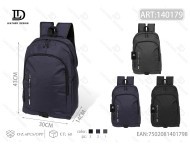 Zaino da uomo in nylon resistente all'acqua 20-39L con scomparto per laptop e spallacci casual - Product Image 1