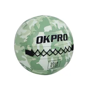 OKPRO जिम फिटनेस प्रशिक्षण काम बाहर भारित गेंद नरम रबर भारी दवा दीवार गेंद
