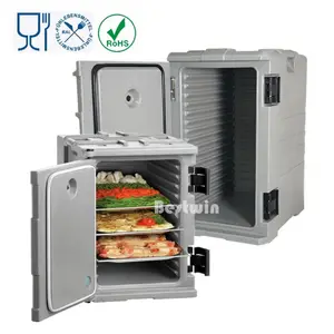 90L 120L ticari Catering soğuk tutmak sıcak taşıma konteyner tutma kabini termo kutusu yalıtımlı yemek tavası taşıyıcı