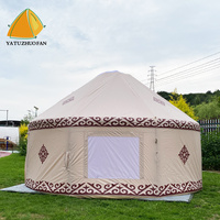 Tente de camping gonflable de luxe Oxford, imperméable, pour toutes les saisons, abri extérieur